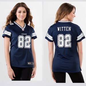 Nike NFL On Field Dallas Cowboys Football Jersey 82 Jason Witten size small blue